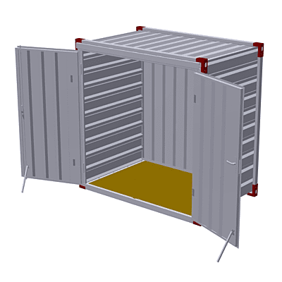 1.375m x 2.2m - wooden floor - double wing - front side