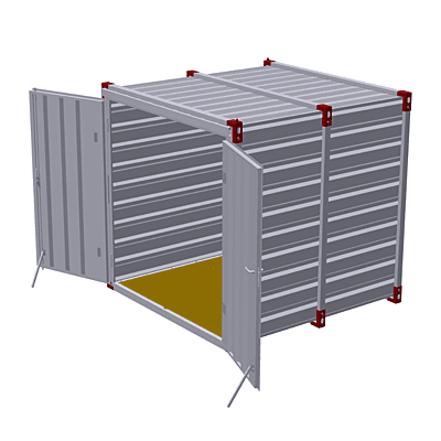 2.25m - double wing - front side