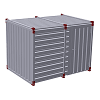 3m - one wing - side wall 3m - one wing - side wall