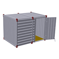 3m - one wing - side wall 3m - one wing - side wall