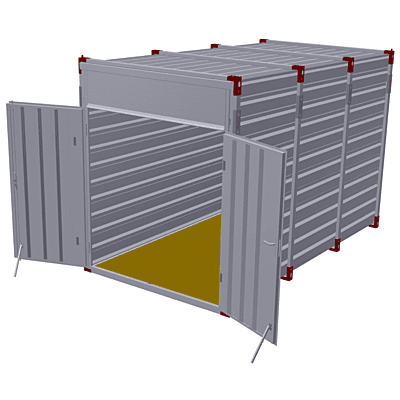 4m - inner height 2.43m - double wing - front side