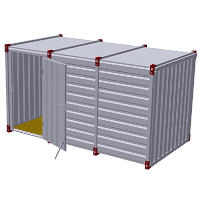 4m - one wing - side wall