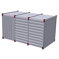 4m - one wing - side wall 4m - one wing - side wall