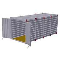 5m - double wing - front side 5m - double wing - front side