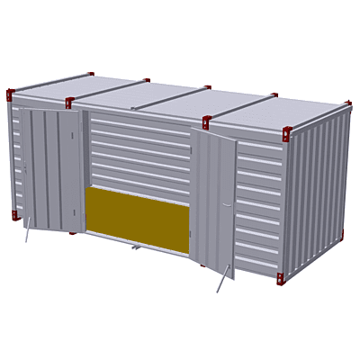 5m - double wing - side wall