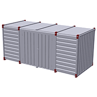 5m - double wing - side wall 5m - double wing - side wall