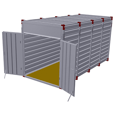 5m - inner height 2.43m - double wing - front side