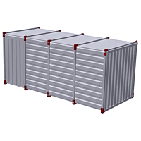5m - one wing - side wall 5m - one wing - side wall