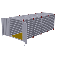 6m - double wing - front side 6m - double wing - front side