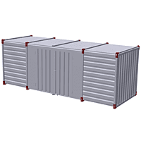 6m - double wing - side wall 6m - double wing - side wall