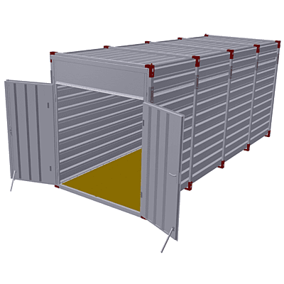 6m - inner height 2.43m - double wing - front side