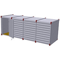 6m - one wing - side wall 6m - one wing - side wall