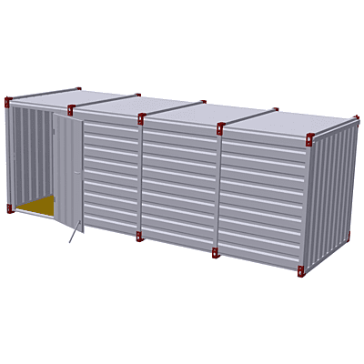 6m - one wing - side wall