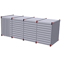 6m - one wing - side wall 6m - one wing - side wall