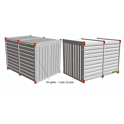 Air grille - 1 pair (2pcs)