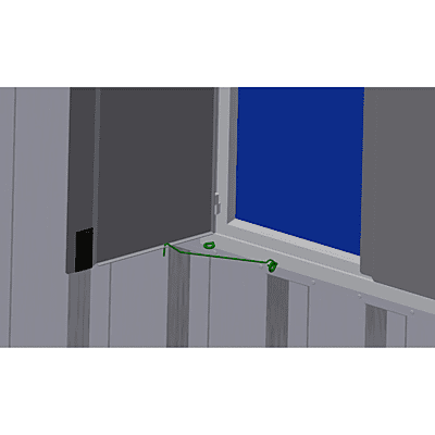 Container window in the rear wall 855x755 DR 100 914